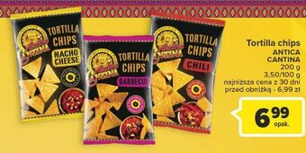 Carrefour Tortilla chips barbecue antica cantina oferta