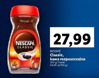 Lidl Kawa nescafe classic oferta
