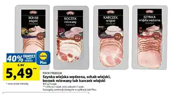Lidl Schab wiejski pikok premium oferta