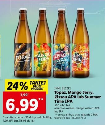 Lidl Piwo inne beczki summer time ipa oferta