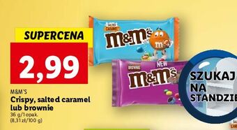 Lidl Draże brownie m&m's oferta
