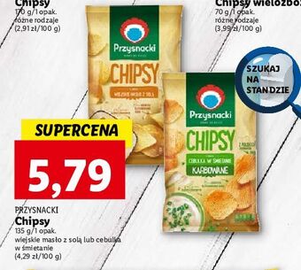 Lidl Chipsy cebulka w śmietanie przysnacki oferta