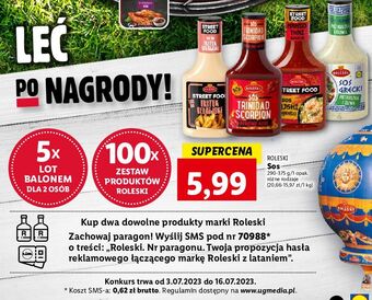 Lidl Sos do frytek belgijskich roleski street food oferta