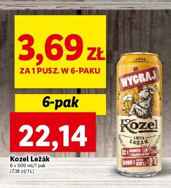 Lidl Piwo kozel lezak oferta