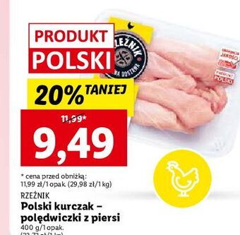 Lidl Polędwiczki z kurczaka rzeźnik codzienna dostawa oferta