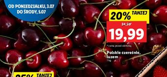 Lidl Czereśnie oferta