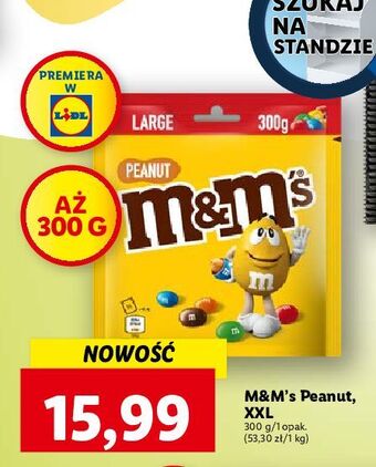 Lidl Draże orzechowe m&m's oferta
