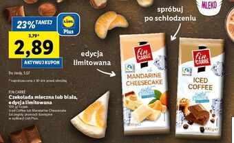Lidl Czekolada iced coffe fin carre oferta