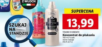 Lidl Koncentrat do płukania białe piżmo tesori d'oriente oferta