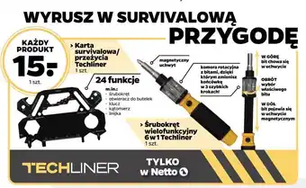 Netto Karta survivalowa techliner oferta