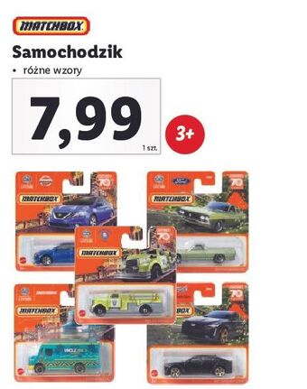 Lidl Samochodzik matchbox oferta