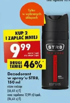 Biedronka Dezodorant str8 red code oferta