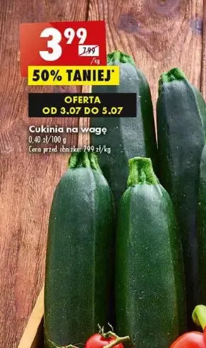 Biedronka Cukinia oferta