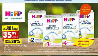 Biedronka Mleko 3 hipp junior combiotik oferta