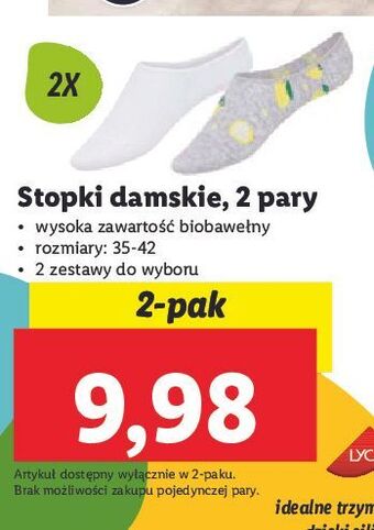 Lidl Stopki damskie oferta