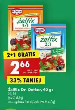 Biedronka Żelfix 2:1 dr. oetker oferta