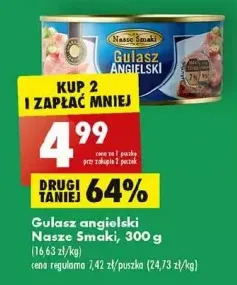 Biedronka Gulasz angielski premium nasze smaki oferta