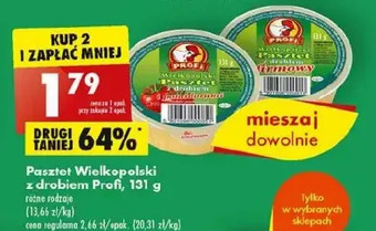 Biedronka Pasztet z drobiem firmowy profi wielkopolski oferta