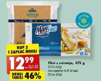 Biedronka Filet z mintaja mare fino oferta