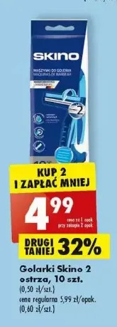 Biedronka Maszynka do golenia skino only for men oferta