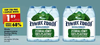 Biedronka Woda niegazowana żywiec zdrój oferta