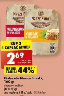 Biedronka Kurczak w galarecie nasze smaki oferta
