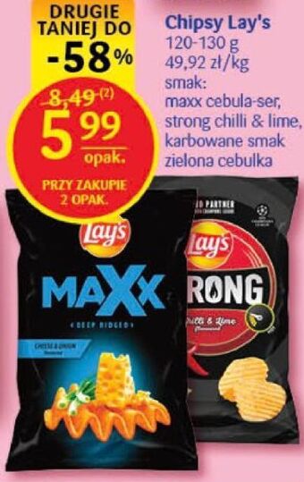 Delikatesy Centrum Chipsy lay's oferta