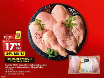 Biedronka Filet z piersi kurczaka kraina mięs oferta