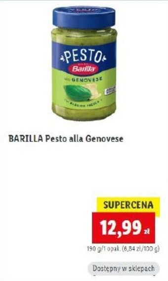 BARILLA Pesto alla Genovese 190g