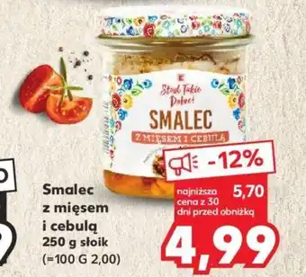 Kaufland Smalec z mięsem i cebulą 250 g słoik oferta