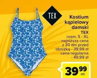 Carrefour Kostium kąpielowy 1-częściowy s-xl oferta