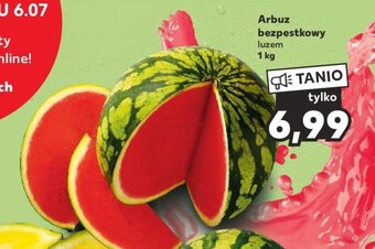 Kaufland Arbuz bezpestkowy 1kg oferta