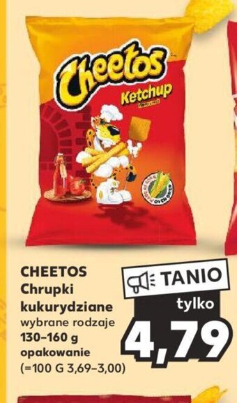 Kaufland CHEETOS Chrupki kukurydziane wybrane rodzaje 130-160 g oferta