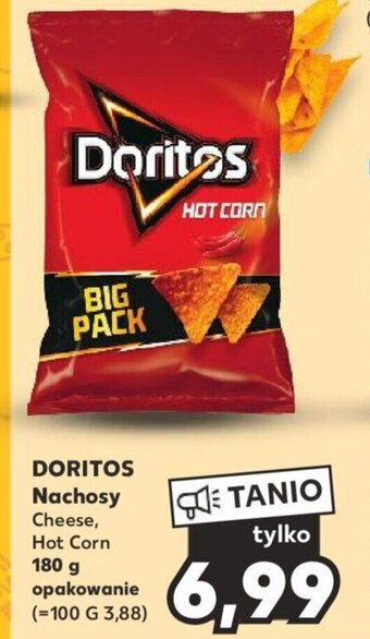 Kaufland DORITOS Nachosy Cheese, Hot Corn 180 g oferta