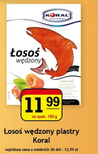 Gram Market Łosoś wędzony plastry Koral 100g oferta