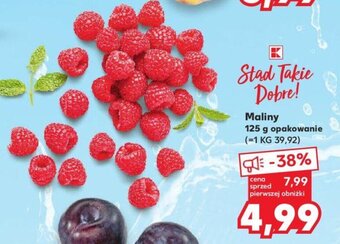 Kaufland Maliny 125 g oferta