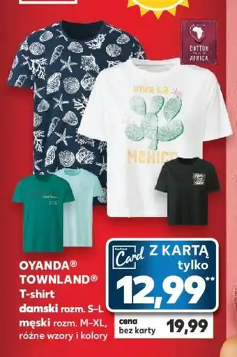 Kaufland OYANDAⓇ TOWNLANDⓇ T-shirt damski rozm. S-L męski rozm. M-XL, oferta