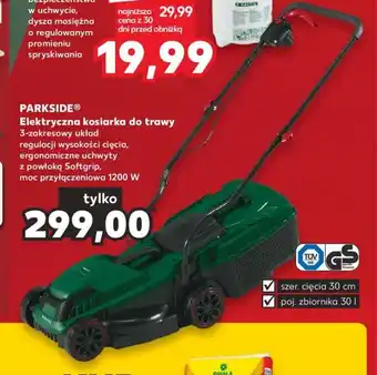 Kaufland PARKSIDEⓇ Elektryczna kosiarka do trawy 1200W oferta