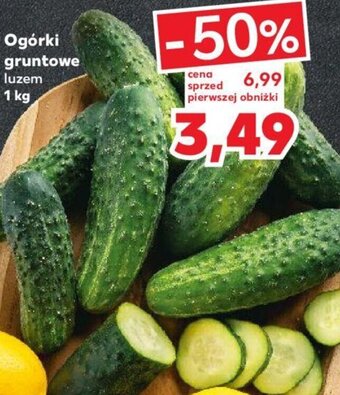 Kaufland Ogórki gruntowe 1 kg oferta