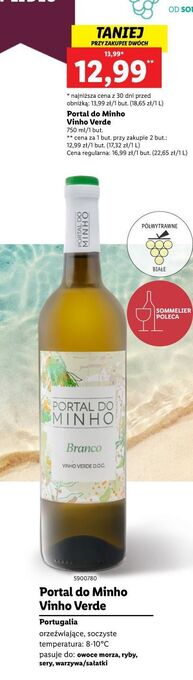 Lidl Wino vinho verde portal do minho oferta