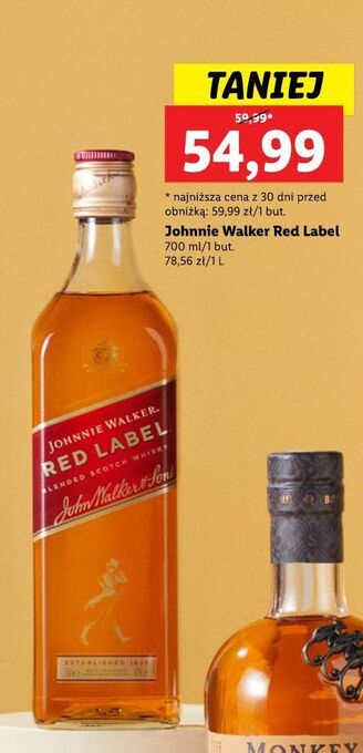 Lidl Whisky johnnie walker red label oferta