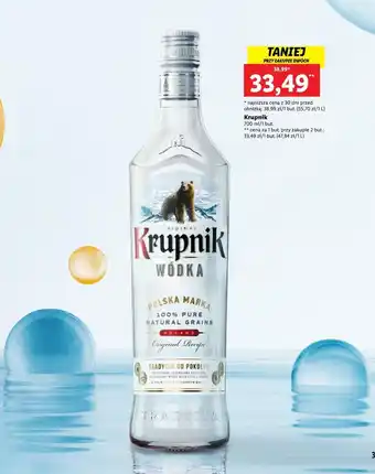 Lidl Wódka krupnik premium oferta