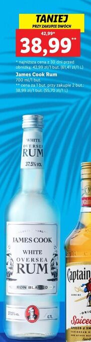 Lidl Rum james cook white oversea oferta