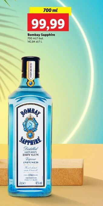 Lidl Gin bombay sapphire oferta