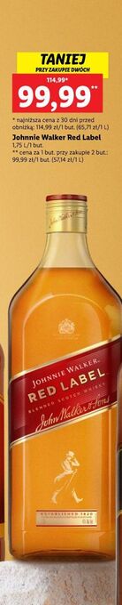 Lidl Whisky johnnie walker red label oferta