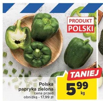 Carrefour Papryka zielona oferta