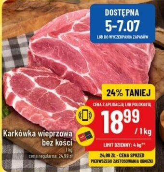 Polomarket Karkówka wieprzowa bez kości 1 kg oferta