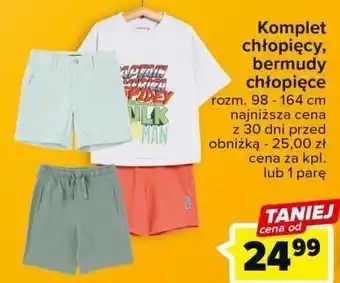 Carrefour Komplet chłopięcy 98-164 cm oferta