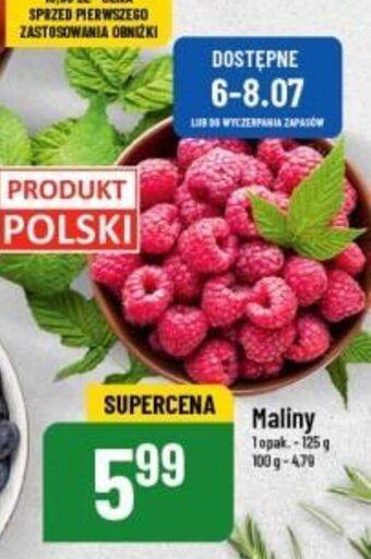 Polomarket Maliny 125 g oferta