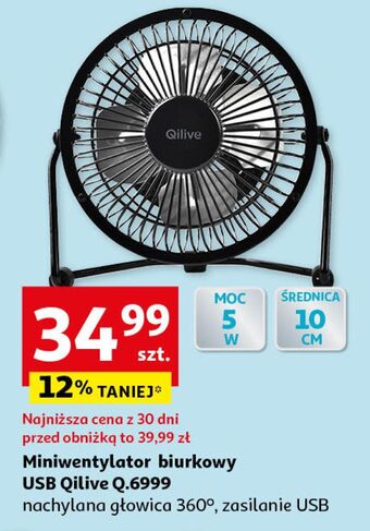 Auchan Wentylator mini q.6999 qilive oferta